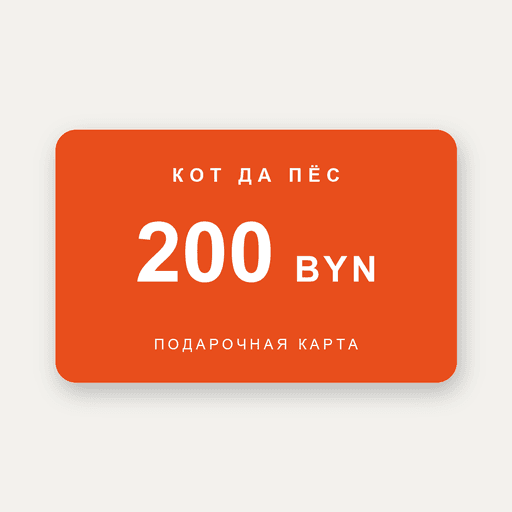 Подарочная карта 200 BYN